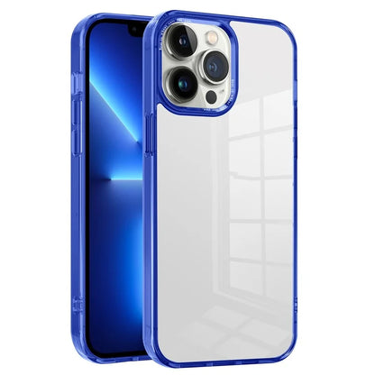 For iPhone 13 Pro Max 6.7 inch Case Back Shell Crystal Clear PC+TPU Phone Cover