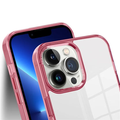 For iPhone 13 Pro Max 6.7 inch Case Back Shell Crystal Clear PC+TPU Phone Cover