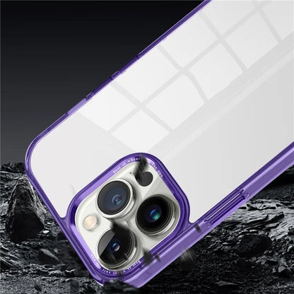 For iPhone 13 Pro Max 6.7 inch Case Back Shell Crystal Clear PC+TPU Phone Cover