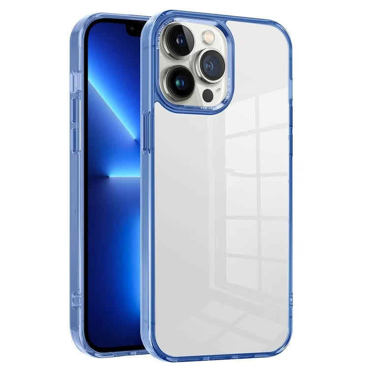 For iPhone 13 Pro Max 6.7 inch Case Back Shell Crystal Clear PC+TPU Phone Cover