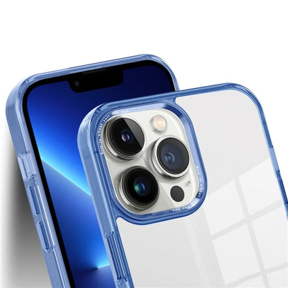 For iPhone 13 Pro Max 6.7 inch Case Back Shell Crystal Clear PC+TPU Phone Cover