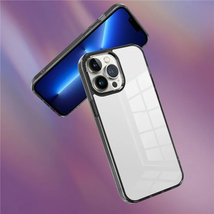 For iPhone 13 Pro Max 6.7 inch Case Back Shell Crystal Clear PC+TPU Phone Cover