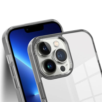 For iPhone 13 Pro Max 6.7 inch Case Back Shell Crystal Clear PC+TPU Phone Cover