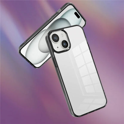 For iPhone 15 Plus Clear Case Anti-Drop Slim PC+TPU Phone Protector