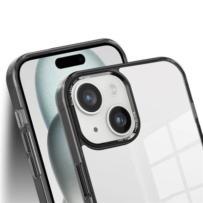 For iPhone 15 Plus Clear Case Anti-Drop Slim PC+TPU Phone Protector