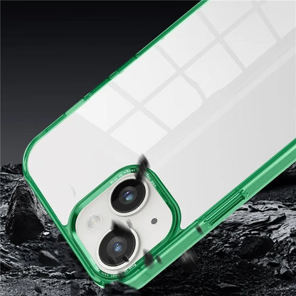 For iPhone 15 Plus Clear Case Anti-Drop Slim PC+TPU Phone Protector