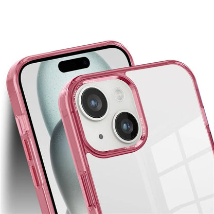 For iPhone 15 Plus Clear Case Anti-Drop Slim PC+TPU Phone Protector