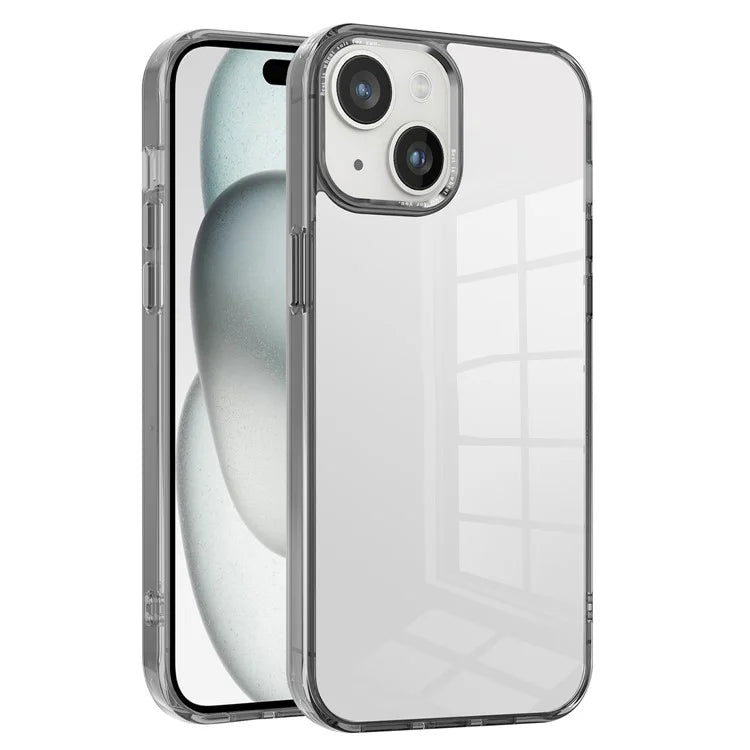 For iPhone 15 Plus Clear Case Anti-Drop Slim PC+TPU Phone Protector