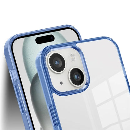 For iPhone 15 Plus Clear Case Anti-Drop Slim PC+TPU Phone Protector