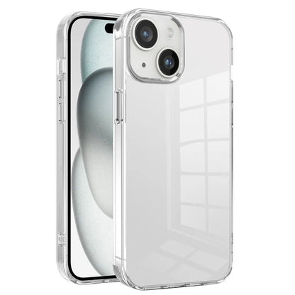 For iPhone 15 Plus Clear Case Anti-Drop Slim PC+TPU Phone Protector