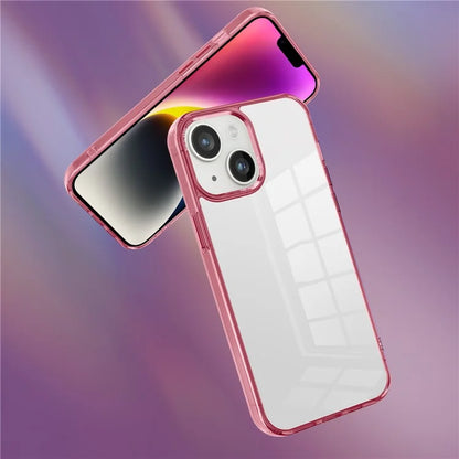 For iPhone 14 Case Transparent PC+TPU Anti-drop Smart Phone Cover