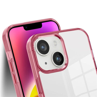For iPhone 14 Case Transparent PC+TPU Anti-drop Smart Phone Cover