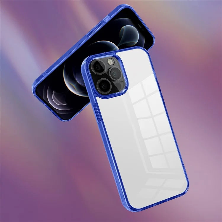 For iPhone 12 Pro Max 6.7 inch Case Stylish Transparent PC+TPU Cell Phone Cover