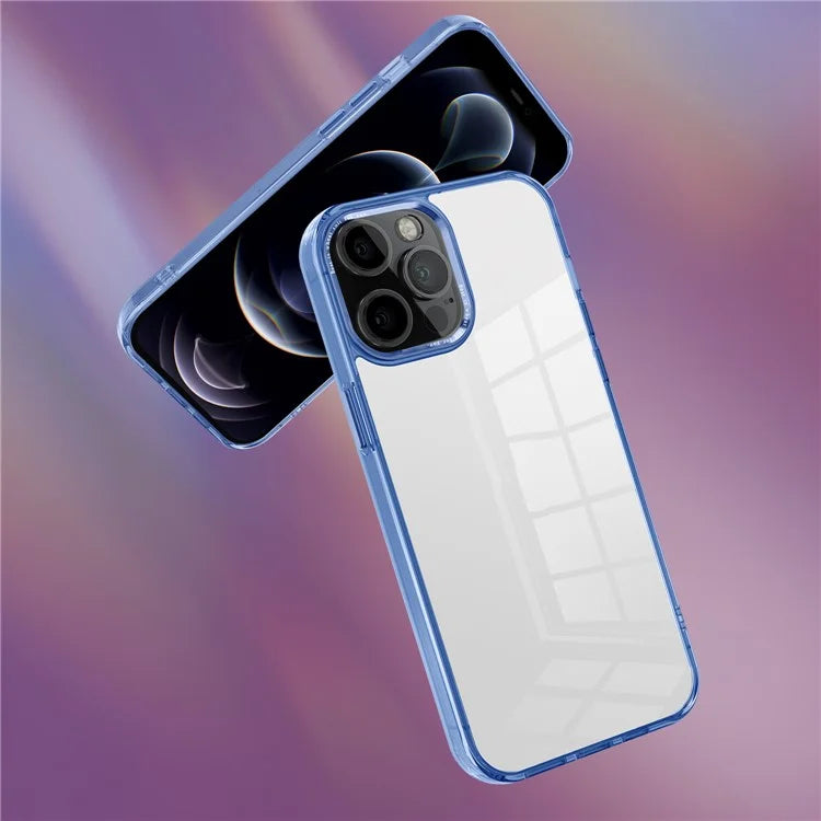 For iPhone 12 Pro Max 6.7 inch Case Stylish Transparent PC+TPU Cell Phone Cover