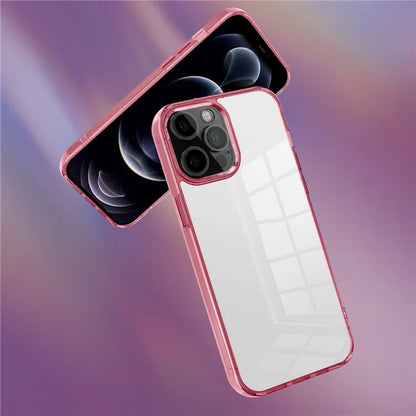 For iPhone 12 Pro Max 6.7 inch Case Stylish Transparent PC+TPU Cell Phone Cover
