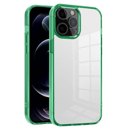 For iPhone 12 Pro Max 6.7 inch Case Stylish Transparent PC+TPU Cell Phone Cover