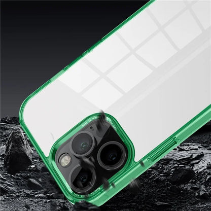 For iPhone 12 Pro Max 6.7 inch Case Stylish Transparent PC+TPU Cell Phone Cover