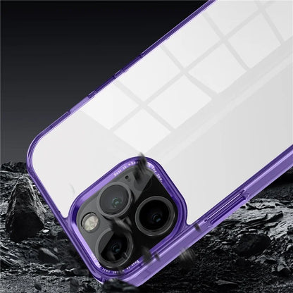 For iPhone 12 Pro Max 6.7 inch Case Stylish Transparent PC+TPU Cell Phone Cover