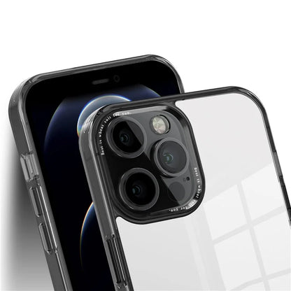 For iPhone 12 Pro Max 6.7 inch Case Stylish Transparent PC+TPU Cell Phone Cover
