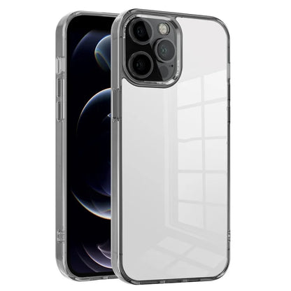 For iPhone 12 Pro Max 6.7 inch Case Stylish Transparent PC+TPU Cell Phone Cover