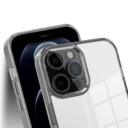 For iPhone 12 Pro Max 6.7 inch Case Stylish Transparent PC+TPU Cell Phone Cover