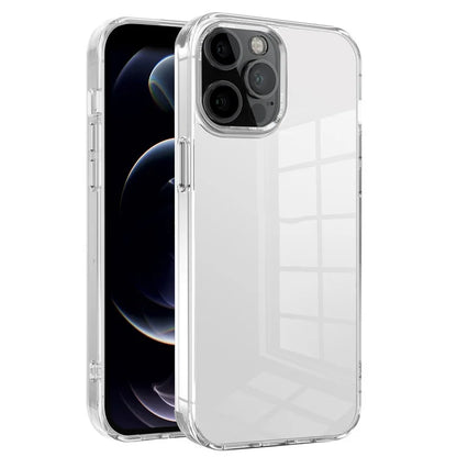 For iPhone 12 Pro Max 6.7 inch Case Stylish Transparent PC+TPU Cell Phone Cover