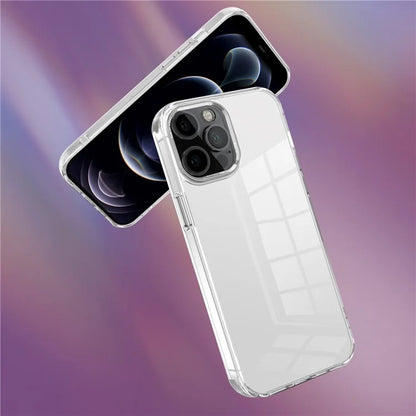 For iPhone 12 Pro Max 6.7 inch Case Stylish Transparent PC+TPU Cell Phone Cover