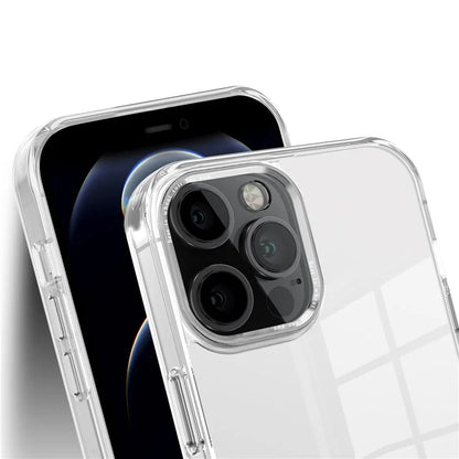 For iPhone 12 Pro Max 6.7 inch Case Stylish Transparent PC+TPU Cell Phone Cover
