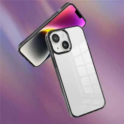 For iPhone 14 Plus Case Durable Transparent PC+TPU Mobile Phone Cover