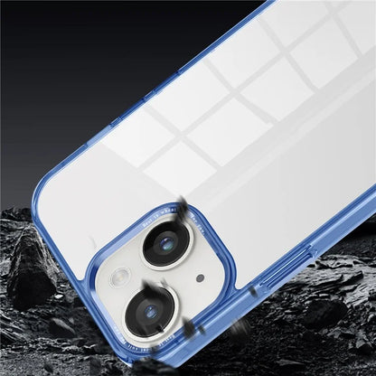 For iPhone 14 Plus Case Durable Transparent PC+TPU Mobile Phone Cover