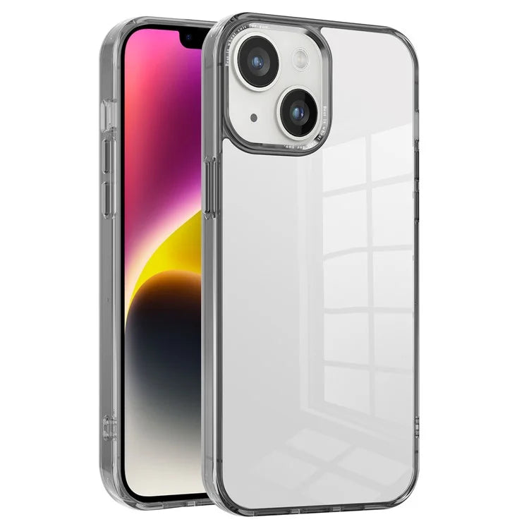 For iPhone 14 Plus Case Durable Transparent PC+TPU Mobile Phone Cover