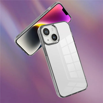 For iPhone 14 Plus Case Durable Transparent PC+TPU Mobile Phone Cover