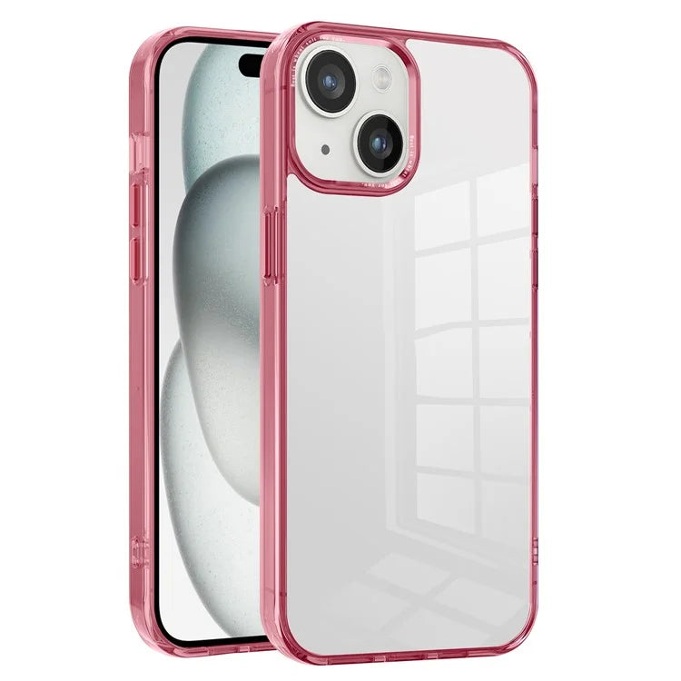 For iPhone 15 Case Anti-fall Transparent PC+TPU Phone Cover