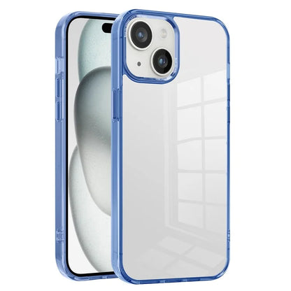 For iPhone 15 Case Anti-fall Transparent PC+TPU Phone Cover