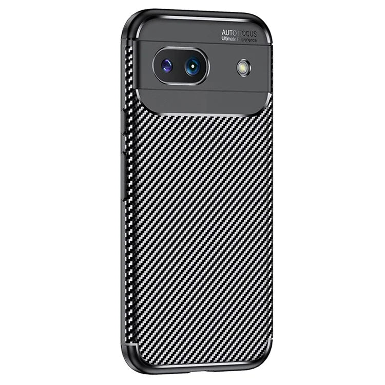 For Google Pixel 8a Case TPU Carbon Fiber Texture Shockproof Phone Cover