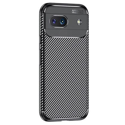 For Google Pixel 8a Case TPU Carbon Fiber Texture Shockproof Phone Cover