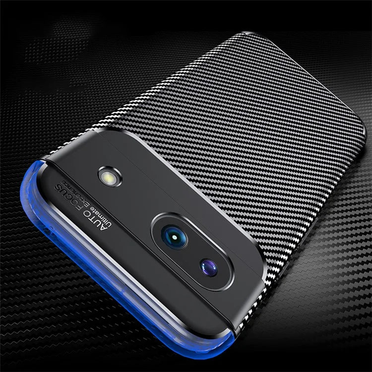 For Google Pixel 8a Case TPU Carbon Fiber Texture Shockproof Phone Cover