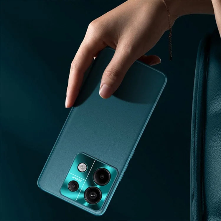 For Xiaomi Redmi Note 13 5G Case Anti-Scratch TPU+PU Leather+PC Phone Cover