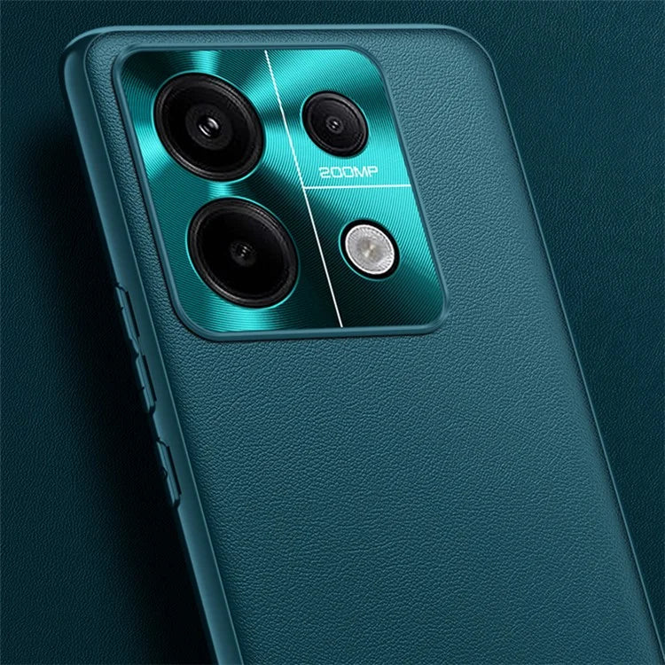 For Xiaomi Redmi Note 13 5G Case Anti-Scratch TPU+PU Leather+PC Phone Cover