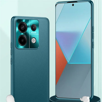 For Xiaomi Redmi Note 13 Pro 5G / Poco X6 5G Case PU Leather+TPU+PC Anti-Scratch Smart Phone Cover