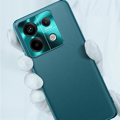 For Xiaomi Redmi Note 13 Pro 5G / Poco X6 5G Case PU Leather+TPU+PC Anti-Scratch Smart Phone Cover