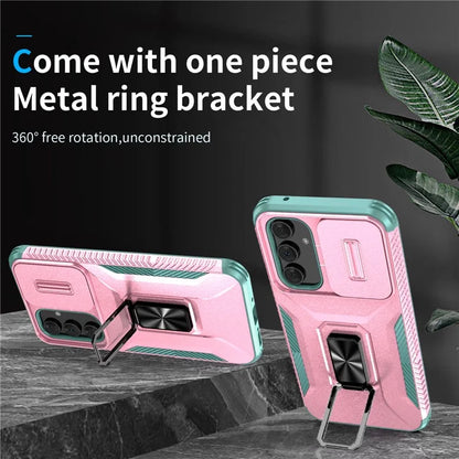 For Samsung Galaxy A54 5G Case Slide Lens Protection Phone Kickstand Cover