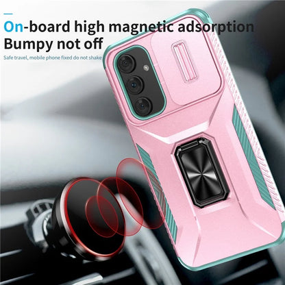 For Samsung Galaxy A54 5G Case Slide Lens Protection Phone Kickstand Cover