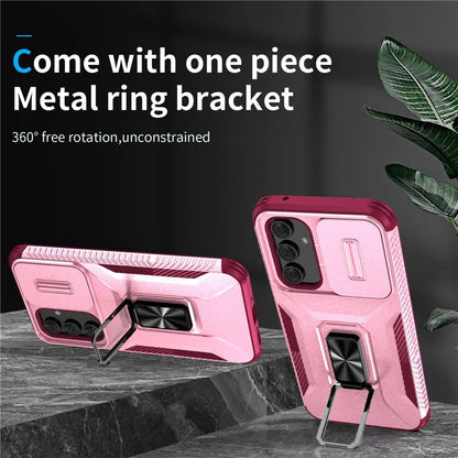 For Samsung Galaxy A54 5G Case Slide Lens Protection Phone Kickstand Cover