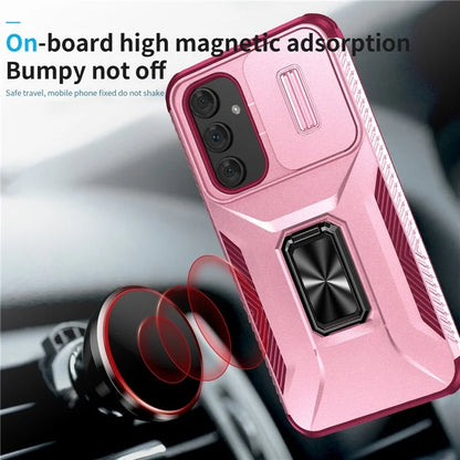For Samsung Galaxy A54 5G Case Slide Lens Protection Phone Kickstand Cover