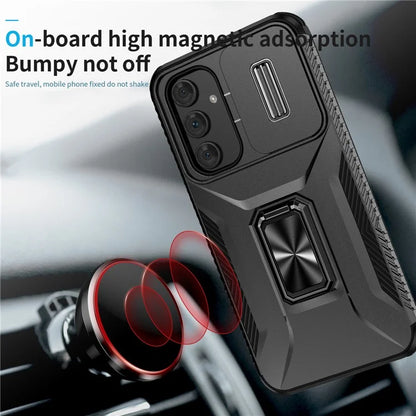 For Samsung Galaxy A54 5G Case Slide Lens Protection Phone Kickstand Cover