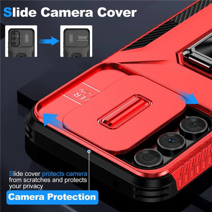 For Samsung Galaxy A54 5G Case Slide Lens Protection Phone Kickstand Cover