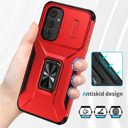 For Samsung Galaxy A54 5G Case Slide Lens Protection Phone Kickstand Cover
