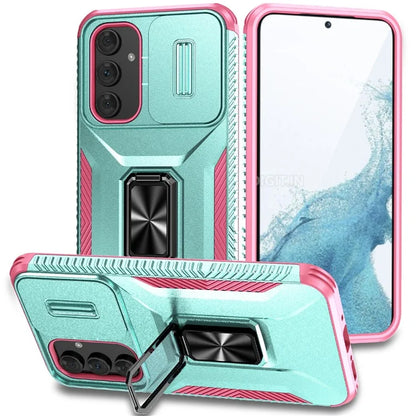 For Samsung Galaxy A54 5G Case Slide Lens Protection Phone Kickstand Cover