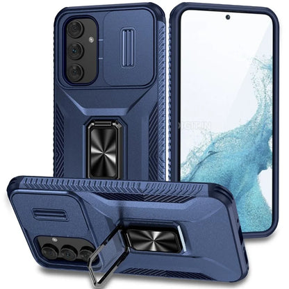For Samsung Galaxy A54 5G Case Slide Lens Protection Phone Kickstand Cover